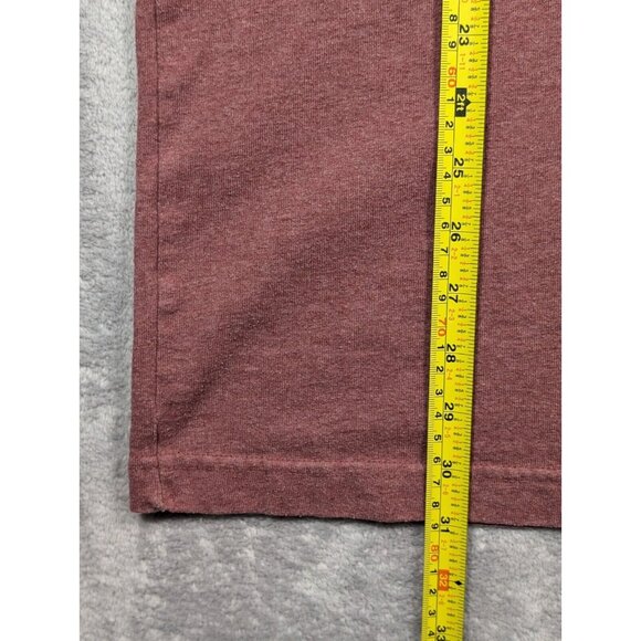 Carhartt T Shirt Mens Large Tall Red Original Fit Barn Chore Rugged Tuff Work - Picture 7 of 8